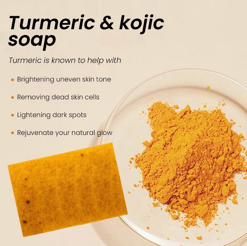 SkinVortex Turmeric And Kojic Soap Bars
