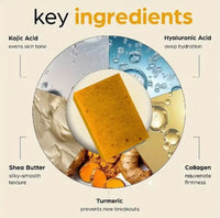 SkinVortex Turmeric And Kojic Soap Bars